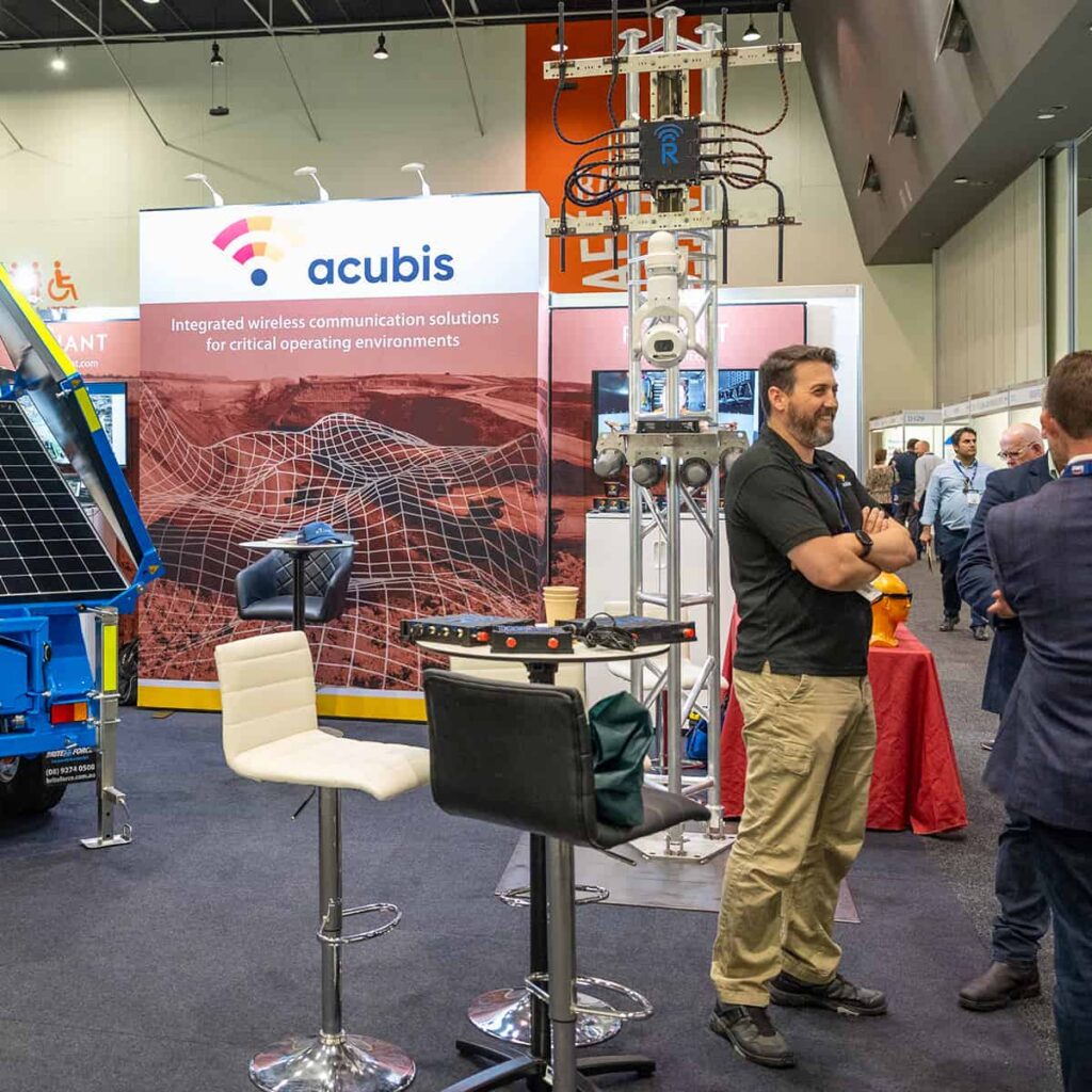 Acubis booth at WAME 2023