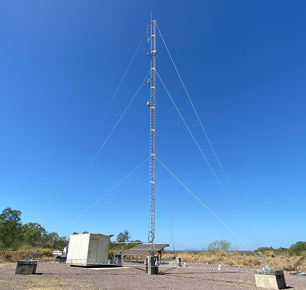 Communications Tower 30m Guyed Mast