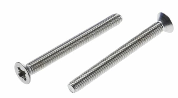Pozi Countersunk A2 304 Stainless Steel Machine Screws DIN 965, M4x40mm