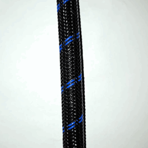 Braided LMR400-UF Coax Cable Per-Metre (Blue/Black 2.4GHz)