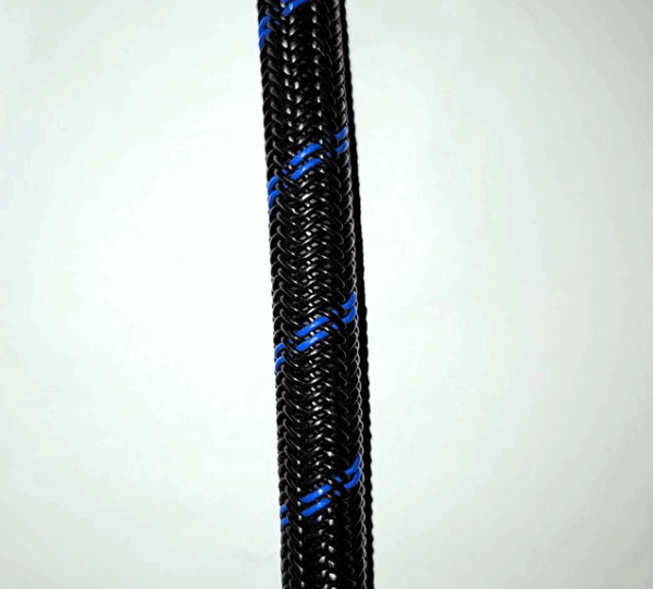 Braided LMR400-UF Coax Cable Per-Metre (Blue/Black 2.4GHz)