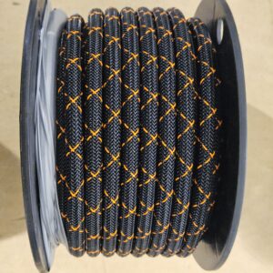 Braided LMR400-UF Coax Cable Per-Metre (Orange/Black 5.8GHz)