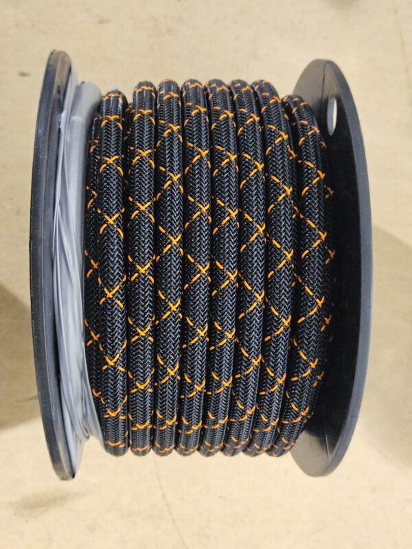 Braided LMR400-UF Coax Cable Per-Metre (Orange/Black 5.8GHz)