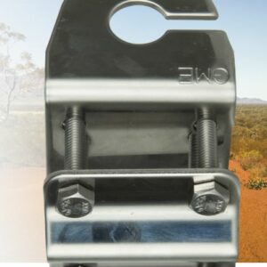 Mirror Mount with cable slot 2.5mm - Stainless Steel