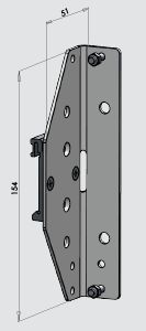 MOUNTING-KIT(RAJANT-VHDC) Mounting Kit for the Rajant VHDC-48V-50W-Gbe-M12 Power Supply.