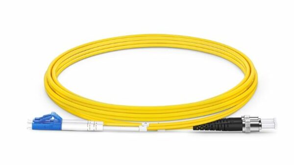 2m (7ft) Fiber Patch Cable, LC UPC to ST UPC, Duplex, 2 Fibers, Single Mode (OS2), Riser (OFNR), 2.0 - Image 3
