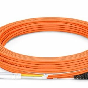 Fibre Patch Cable, LC UPC to ST UPC, Duplex, 2 Fibres, Multimode (OM2), Riser (OFNR), 2.0m 5m (16ft)