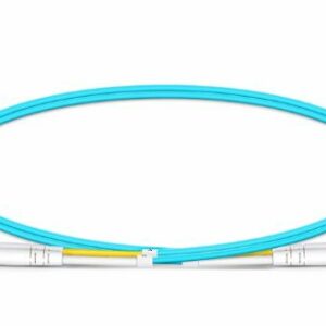 Fibre Patch Cable, LC UPC to LC UPC, Duplex, 2 Fibres, Multimode (OM4), Riser (OFNR), 2, 0.5m (1.6ft