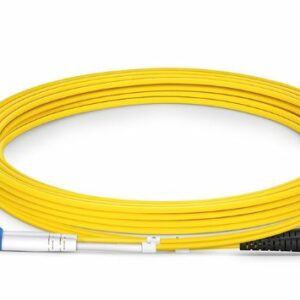 Fibre Patch Cable, LC UPC to ST UPC, Duplex, 2 Fibres, Single Mode (OS2), Riser (OFNR), 2. 3m (10ft)