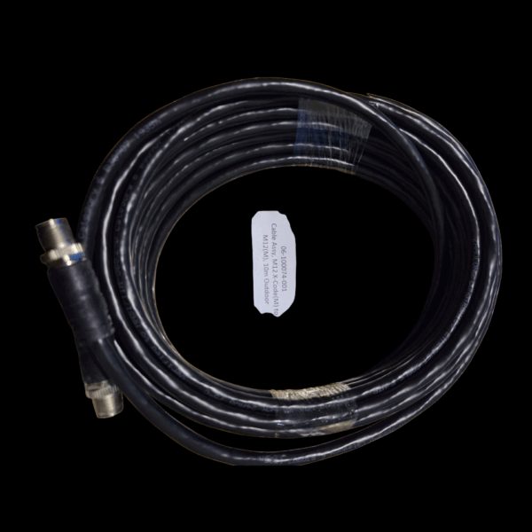M12 X-Code (M) to M12 X-Code (M), Ethernet, Outdoor, 10m