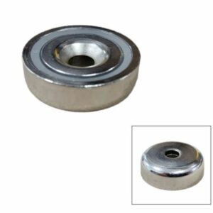 Magnet 25mm x 8mm Pot with 5.5mm Countersunk Hole (Rare Earth)