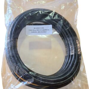 M12 X-Code (M) to RJ45 (M), Ethernet, Outdoor, 10m