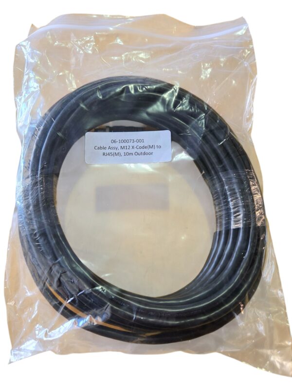 M12 X-Code (M) to RJ45 (M), Ethernet, Outdoor, 10m