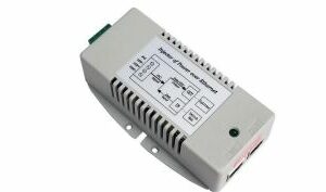 POE Injector, DC/DC, 2 pair passive POE, 9-36 VDC input , 24 VDC output , 19W, 10/100 ethernet, RJ45