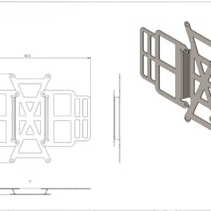 MES Sparrow Flat Plate Mount