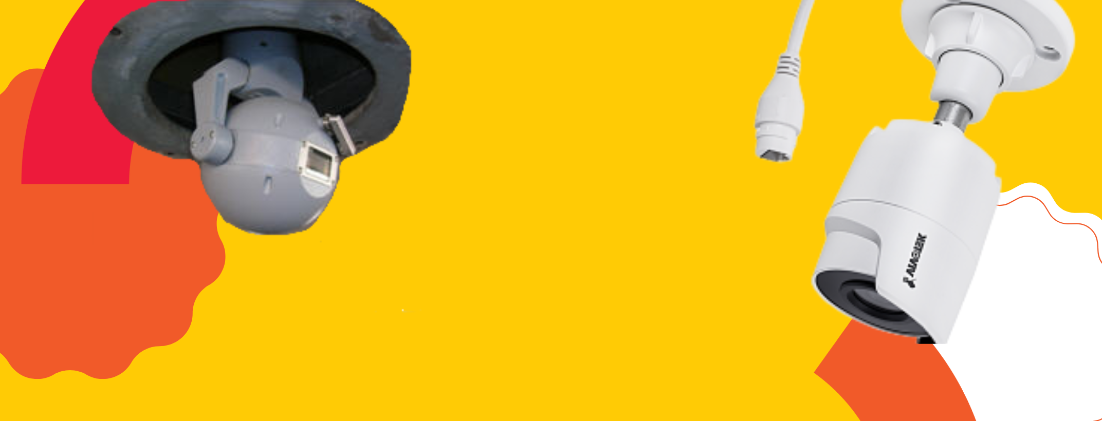 Acubis shop banner showing cctv cameras