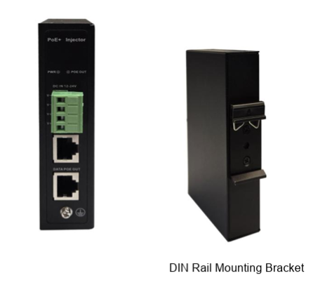 DC POE, DIN Rail Mount, suits Cambium PMP450 SM, 12-24VDC Input, 56VDC Output 802.3.af/at - Image 2